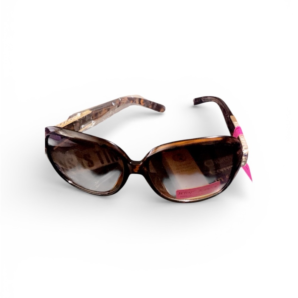 Betsey Johnson Brown and Pink Sunglasses